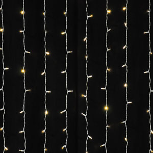 Rental Warm White LED String Curtain