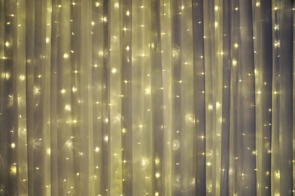 Rental Warm White LED String Curtain